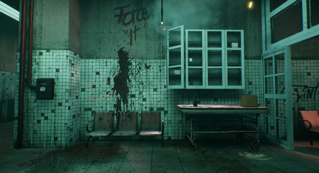 Requiem abandoned asylum chairs and cabinets